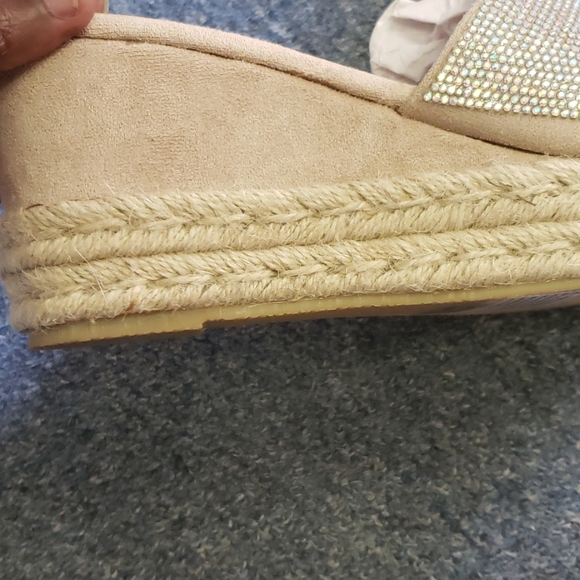 Wedge Rhinestone Sandals - Picture 4 of 4